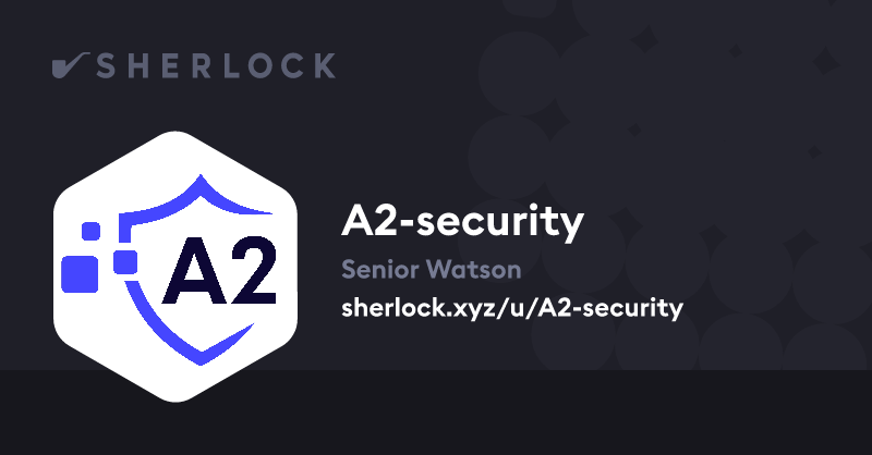 A2-security - Sherlock